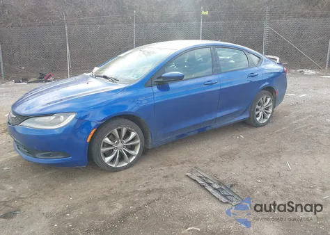 2015 Chrysler 200 S from USA, damaged, VIN 1C3CCCDG7FN601693